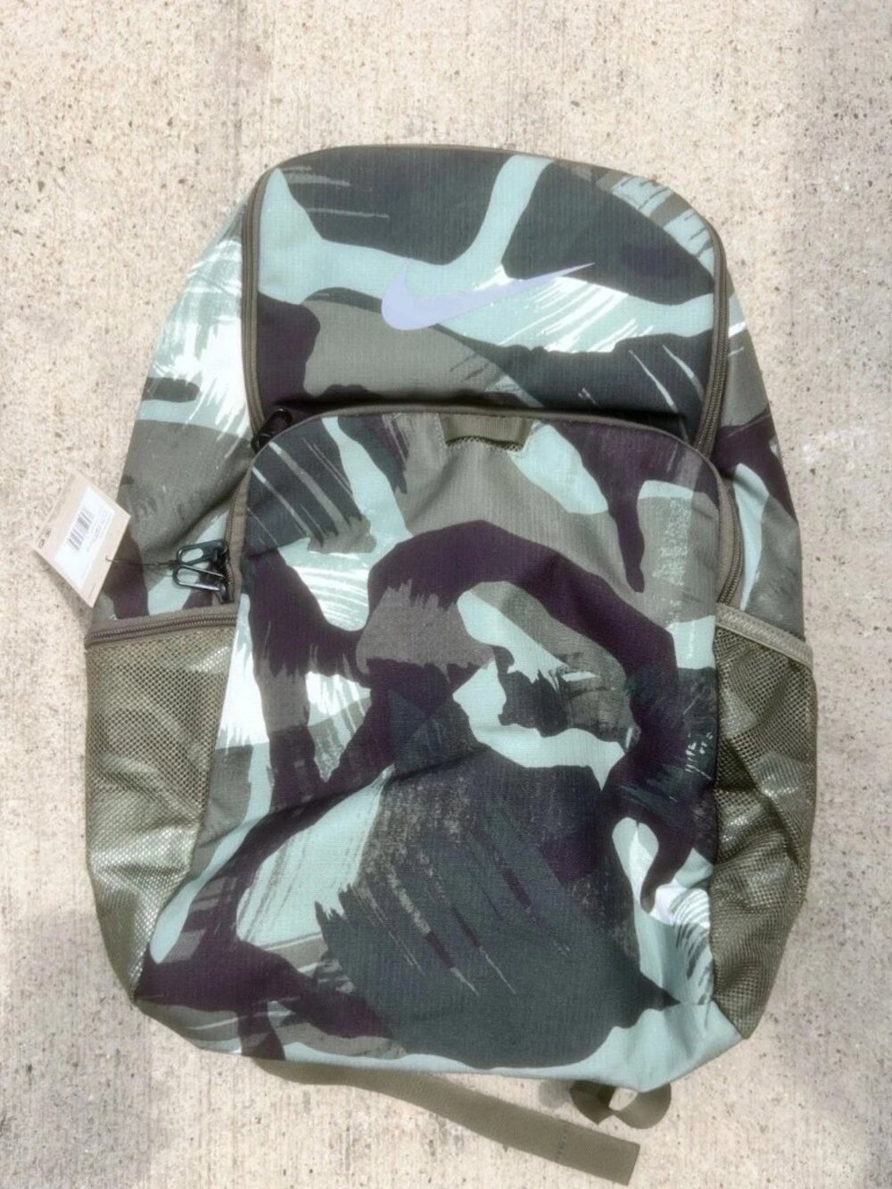 Nike Brasilia Training Backpack XL Green Black Camo DQ5228-222